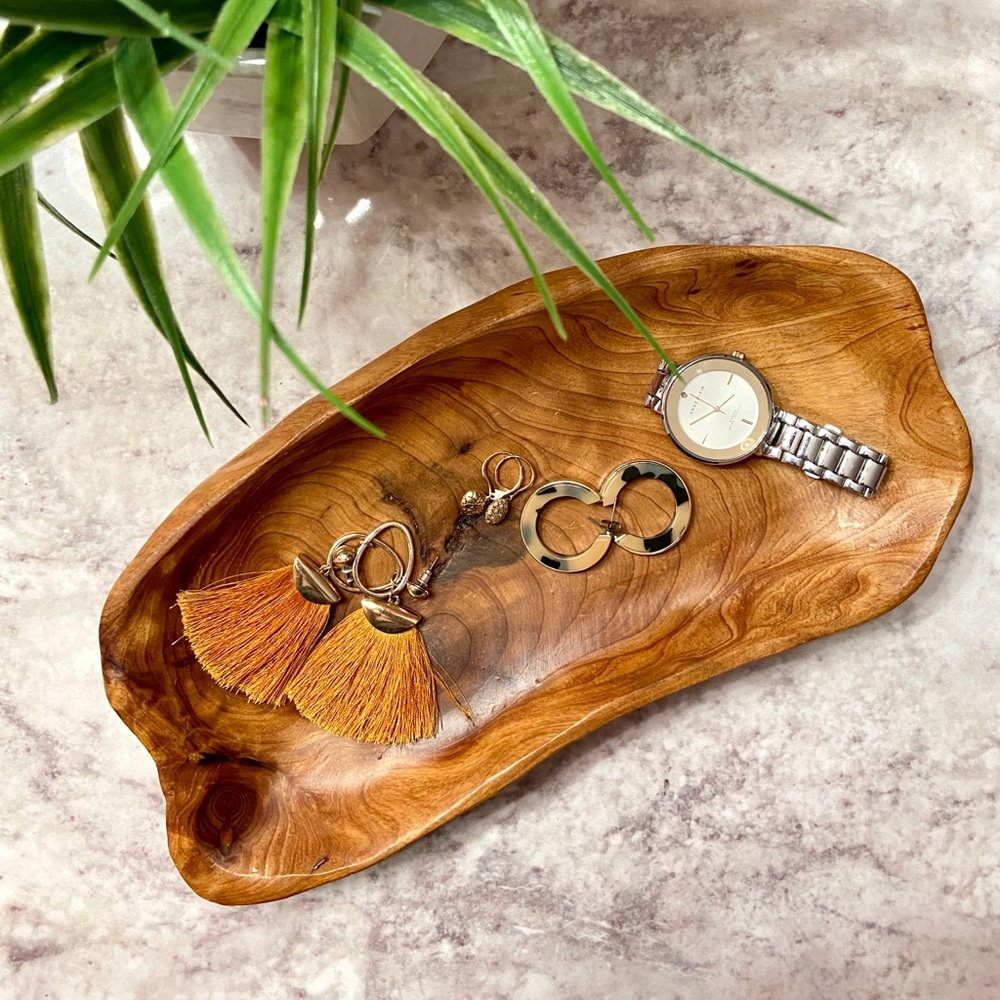 Small Wooden Accent Tray